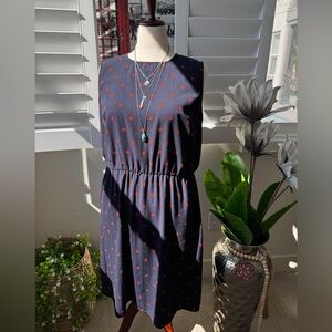 A New Day Sleeveless Abstract  Midi Dress - Size L